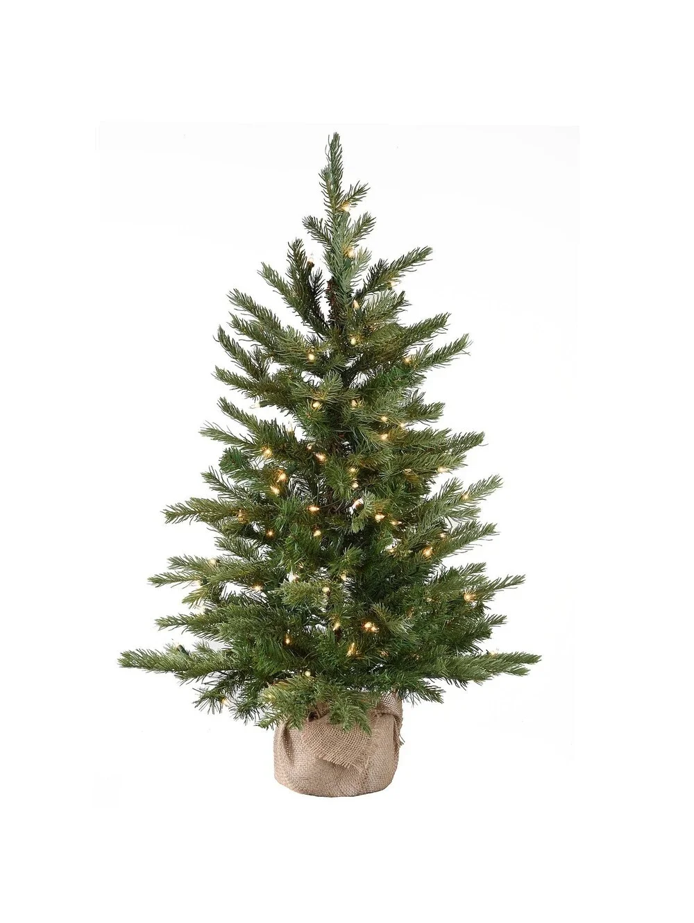 3 ft. Pre-Lit Nordic Spruce Tree with Clear Lights